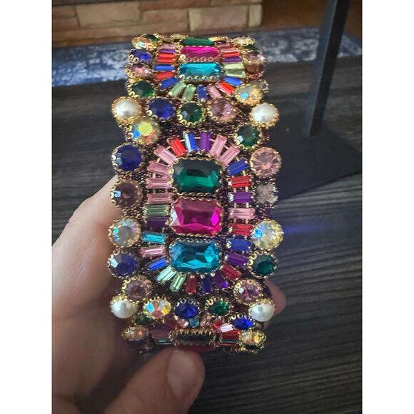 6/$25 Twine and Love Multicolor Gemstone Headband - Picture 6 of 8